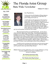 July 2009 Newsletter for FLAG