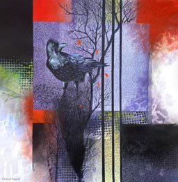 Cheryl Fausel - Contemplation - 30 x 30 - Watercolor