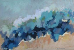 Lynn Morgan - Rocky Surf - 29 x 41 - Pastel