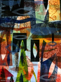 Michael Nemnich - Breeze Waves - 39 x 31.5 - Printmaking