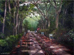 Gerald Obregon - Canopy Of Trees - 18 x 24 - Oil