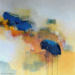 Elisabeth Phillipson - After Glow - 40 x 40 - Mixed Media