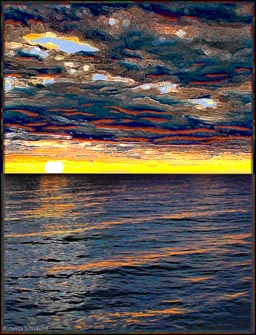 Roberta Schofield - Warm Waters - 68 x 52 - Digitally Altered Photograph