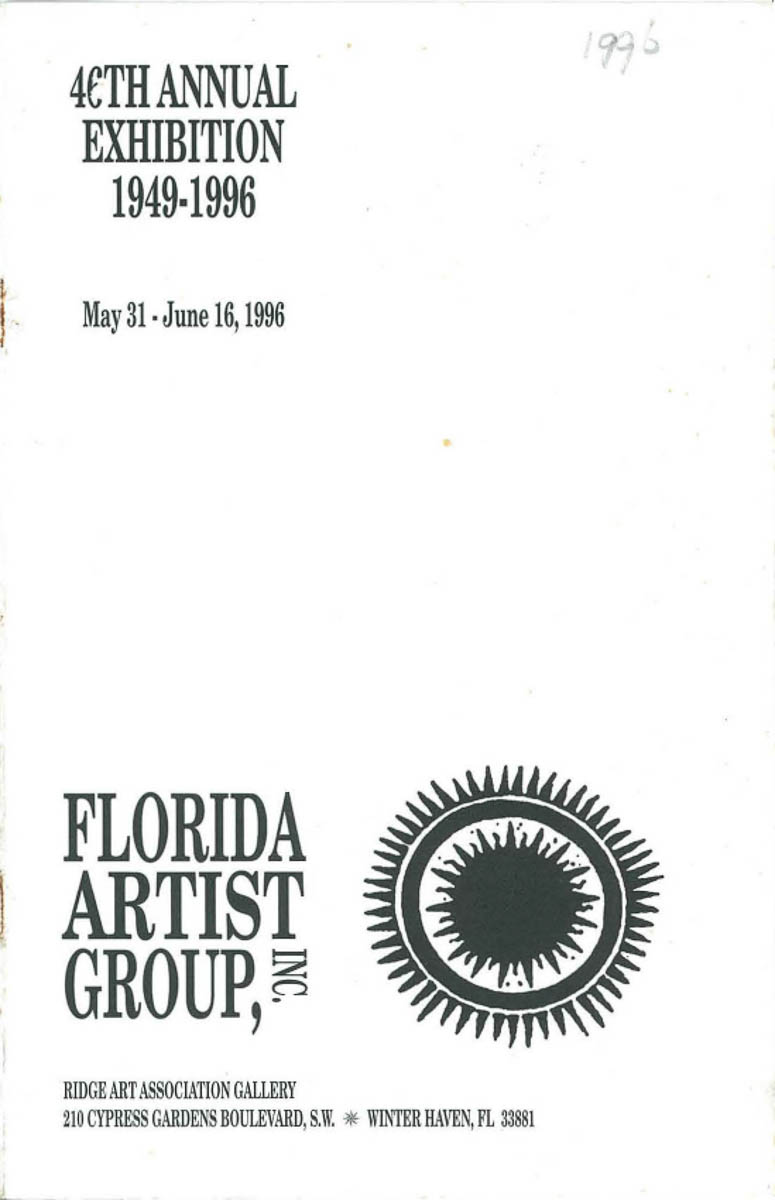 1996 Ridge Art Association Gallery, Winter Haven Juror: Ned Rifk