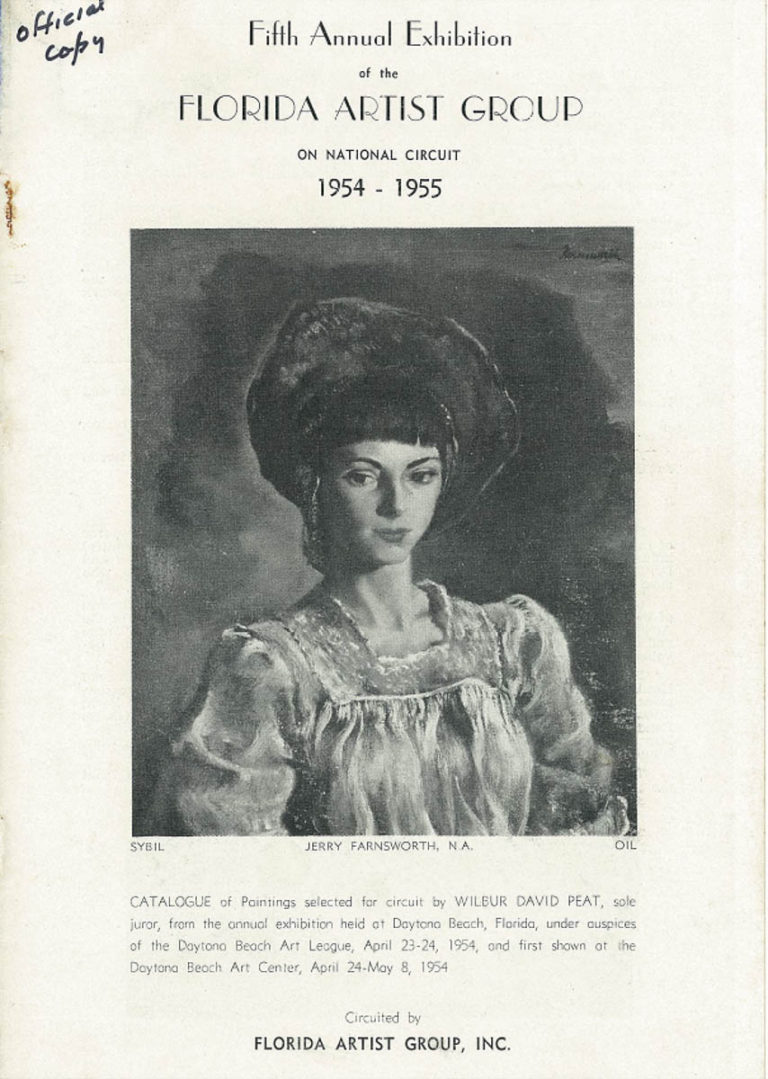 1954 Daytona Beach Art Center Juror: Wilbur David Peat, Director