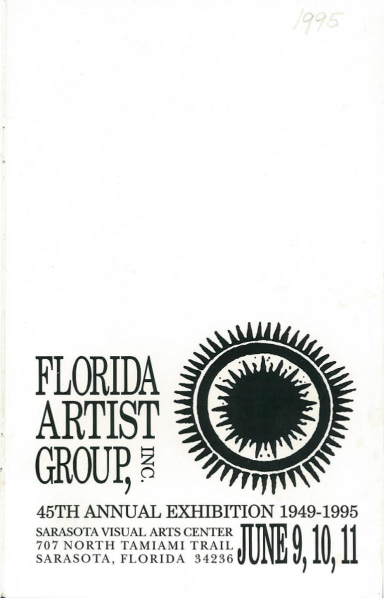 1995 Sarasota Visual Arts Center Juror: Arthur Roger