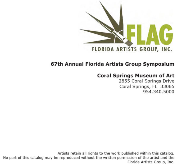 2017  Coral Springs Museum of Art Juror: John Rasmussen