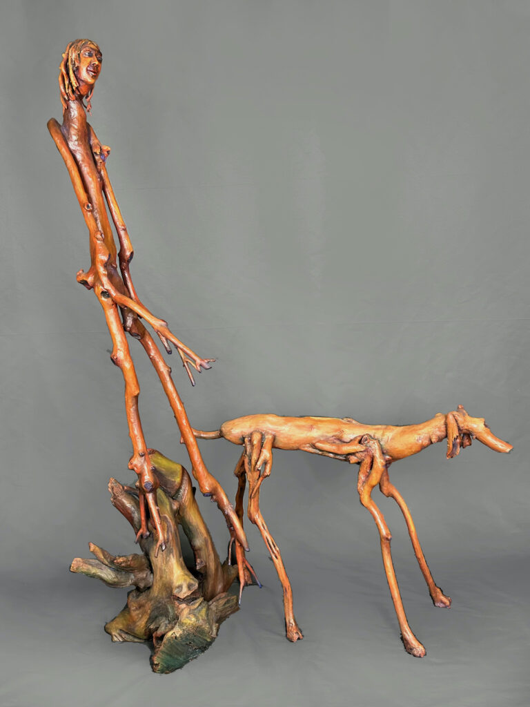 Girl and Dog