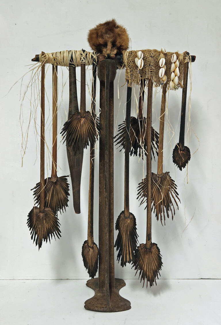 Kathy O'Meara Burnt Offerings mixed media 22x19x5